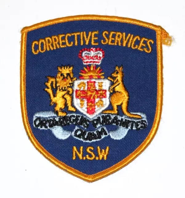 New South Wales NSW Police Patch - Corrective Services - N.S.W. - Australia