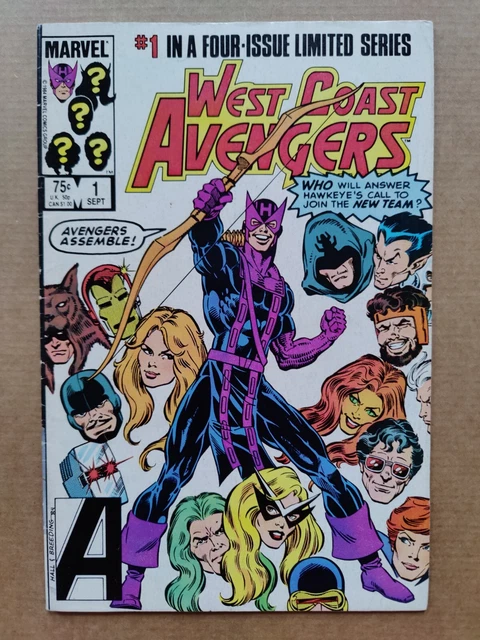 WEST COAST AVENGERS #1 VG/FN (limited series)  Marvel 1984
