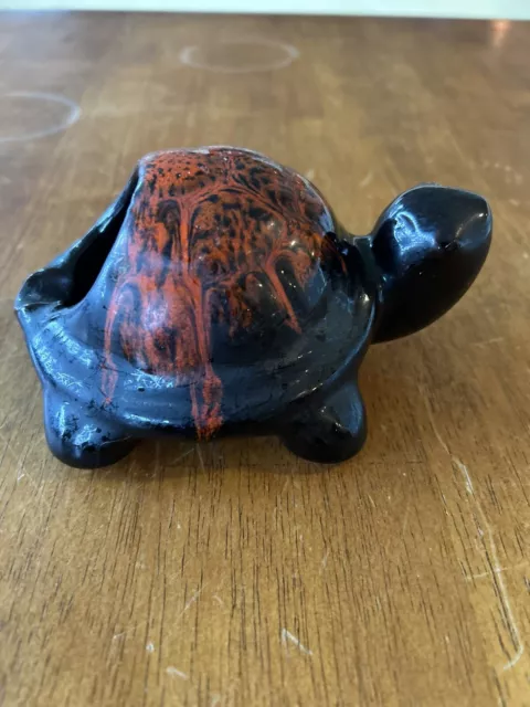 Vintage Evangeline Canuck Pottery Turtle