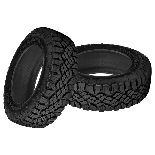 2 X Goodyear Wrangler DuraTrac 31/10.5/15 109Q All-Terrain Commercial Tires