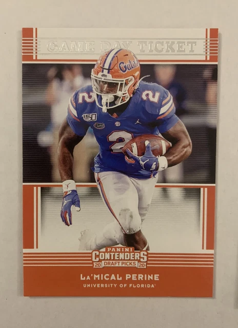 La'Mical Perine 2020 Panini Contenders Draft Picks Football Card Game Day #29