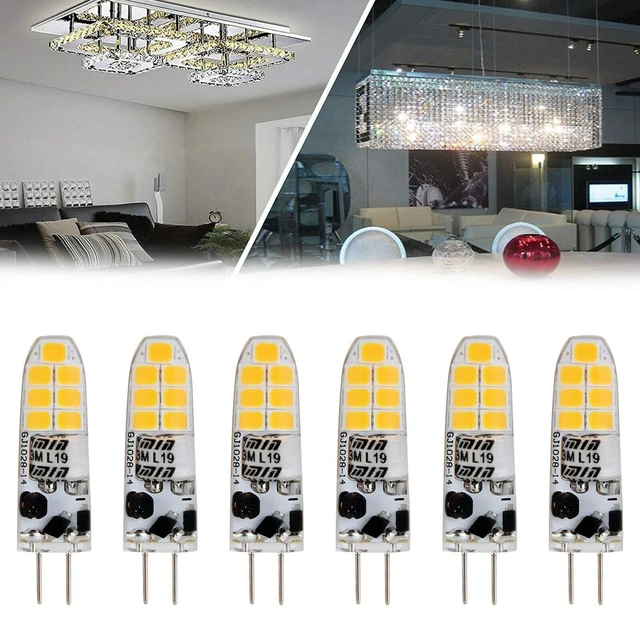6 Pack LED G4 G9 E11 E12 E26 GU10 Warm/Cool White LED Corn Bulb Lamp Light UE V1