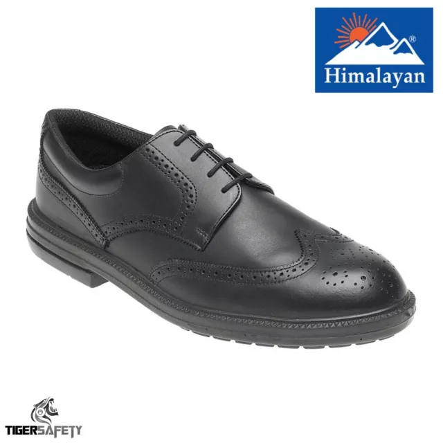 Himalayan 912 S1P Sra Noir Cuir Chaussures Oxford Acier Bout de Sécurité Travail