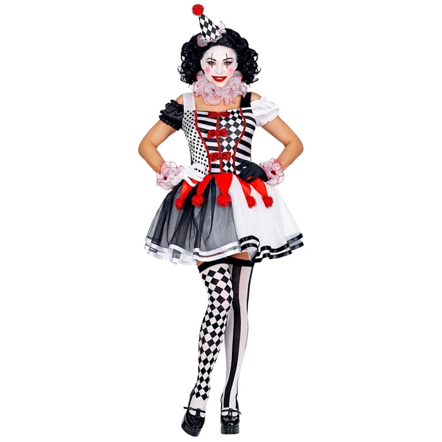 Costume Vestito Abito Travestimento Carnevale Cosplay Adulto Donna - Arlecchino