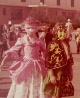 Vintage Halloween Old Witch Hag Princess Costume Photo Class Parade 1958-59