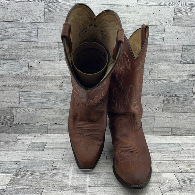 Bottes Cowboy En Cuir Marron Pour Femme - Studio Paolo, Taille 6.5 US, Occasion