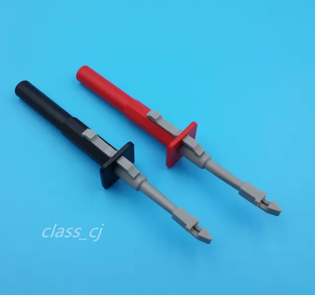 Red and Black Insulation Piercing Test Probe Test Clip For Car Circuit Detection