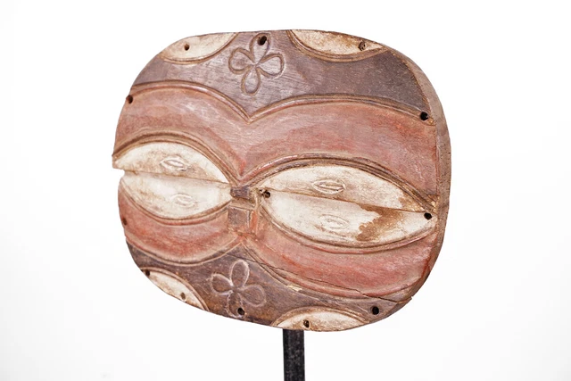 Lovely Geometric Teke Mask 10" - DR Congo - African Art 2