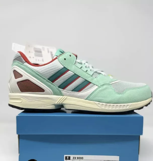ADIDAS ZX 9000 FU8403 GR. 42 2/3 BNWT no 8000 AQUA NEU MIT ETIKETTEN UND OG BOX