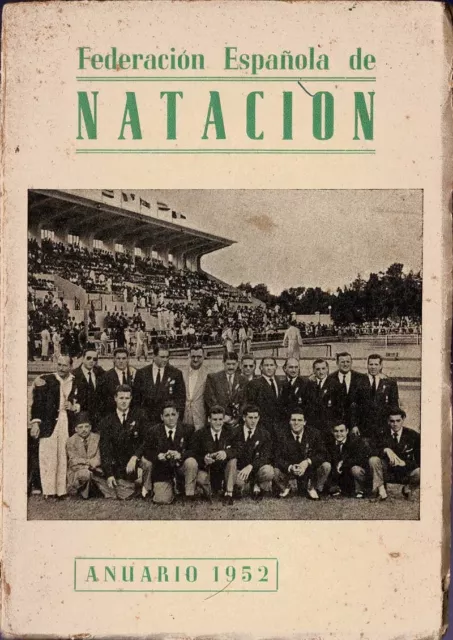 Fédération espagnole de natation. Annuaire 1952