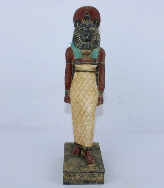 RARE ANTIGUO EGIPCIO ANTIGUO Lord Of Warrior Sekhmet Estatua (EGYCOM)