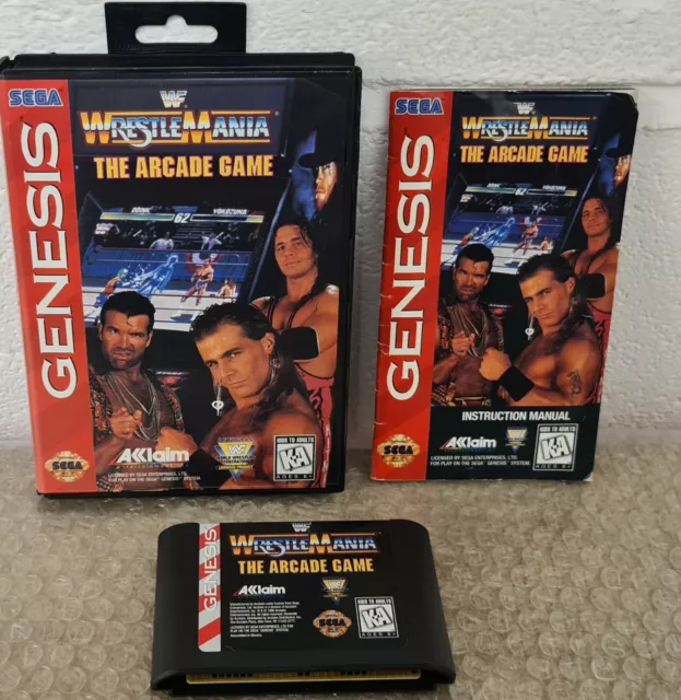 WWF Wrestlemania the Arcade Game Sega Mega Drive/Genesis