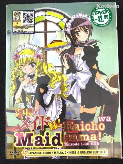 Kaichou Wa Maid Sama (Vol. 1~26 End + OVA) DVD Anime English Sub
