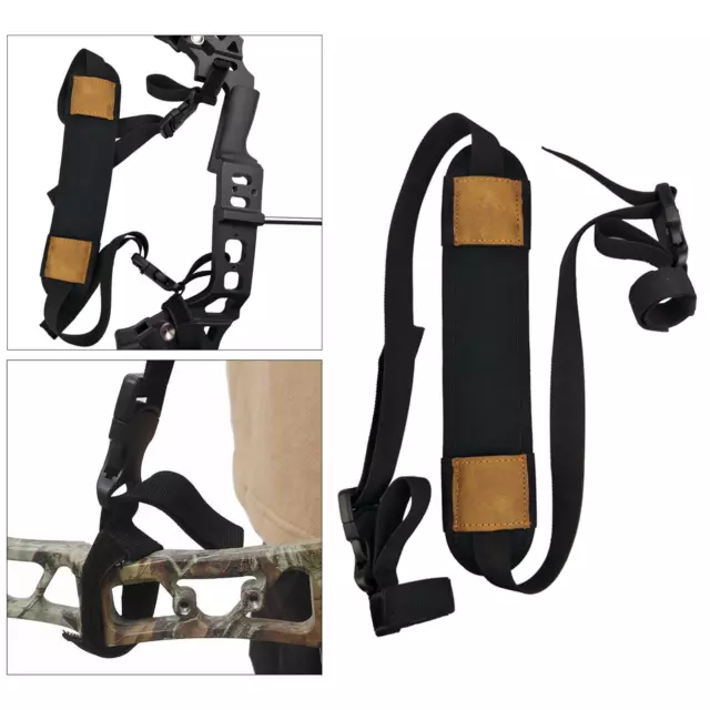 Compound Bow Sling  Bow Strap Quick Installation  Shoulder Strap Padded Shoulder