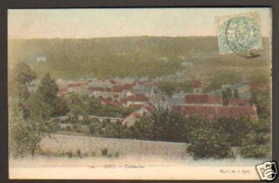 IGNY (91) VILLAS en panorama aérienne 1905