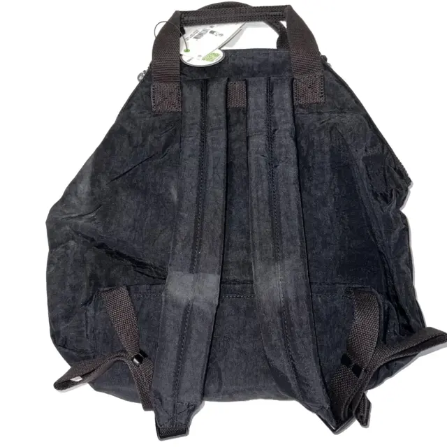 Kipling Art Tote Bag Convertible Laptop Backpack Black Tonal NWT $119 LEANDRO 3