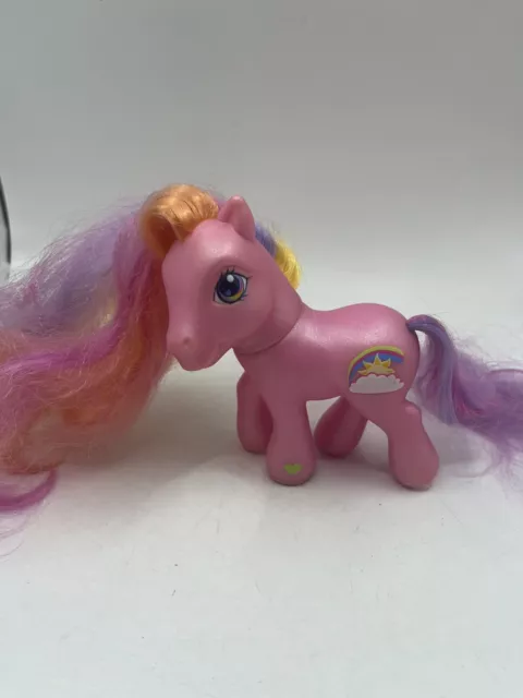 Retired G3 My Little Pony Rainbow Flash Figure Doll Toy - Collectible MLP Pink