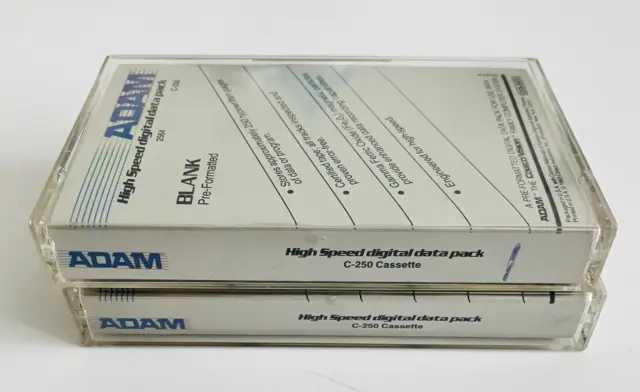 Coleco ADAM High Speed Digital Data Pack C-250 Cassette READ ON
