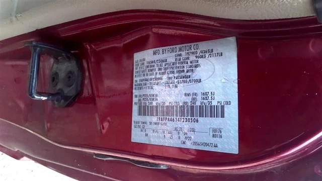 MUSTANG   2004 Crossmember Transmission 103706407