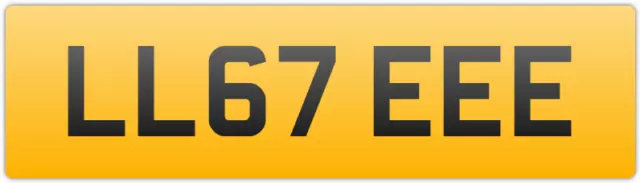 Lee Leeane Leeroy Leela Len Leeya Private Registration Car Number Plate Ll67 Eee