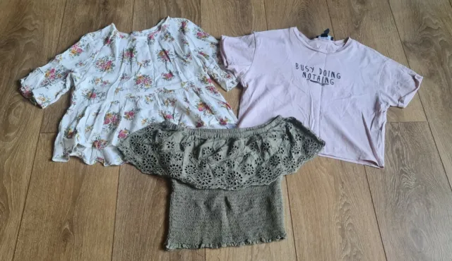 Girls Next New Look Tops Blouses 3x Size 10-11 Years