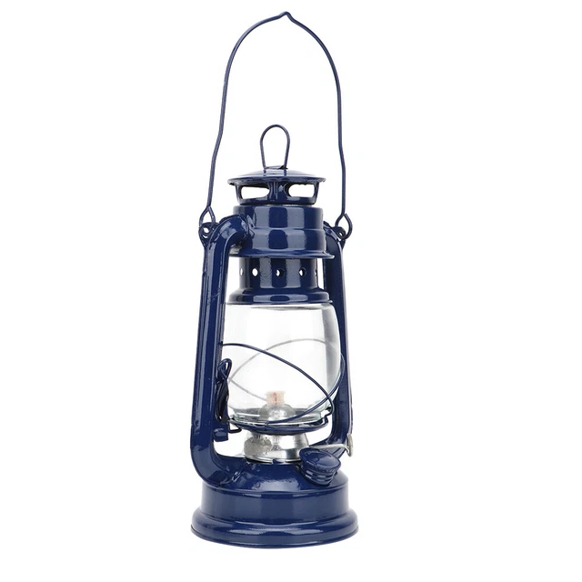 VINTAGE METAL IRON Barn Railroad Kerosene Oil Lamp Lantern Home Decor