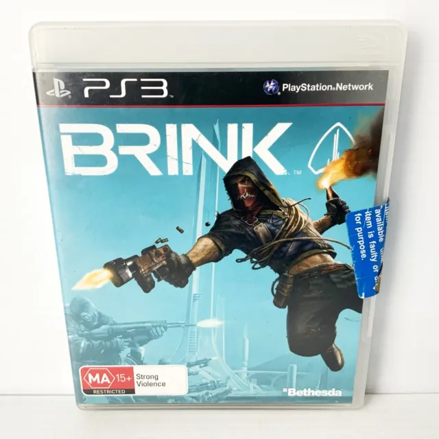 Brink + Manual - PS3 - Tested & Working - Free Postage