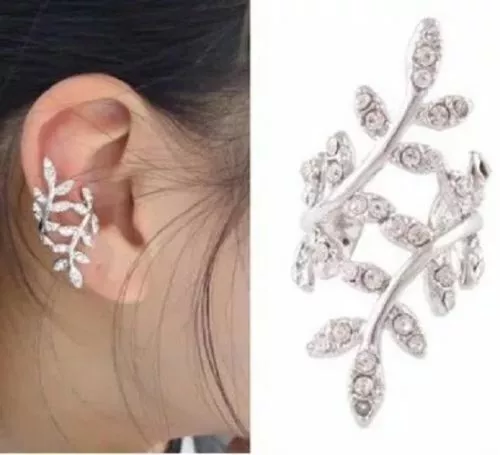 Ear Cuff Silver Earrings Cartilage Clip Fake Helix Earring Women Piercing Cuffs