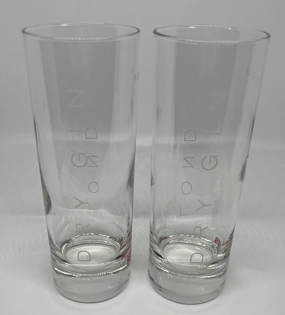 Beefeater 1820 London Dry Gin Glasses 6.5” Cocktail Highball Barware Set Of 2