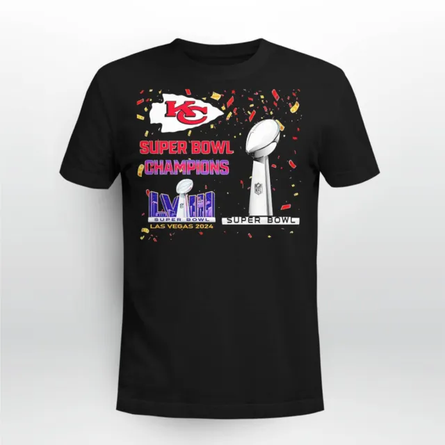 HOT..!! KANSAS CITY Chiefs Super Bowl LVIII 2024 Champions T Shirt $19. ...