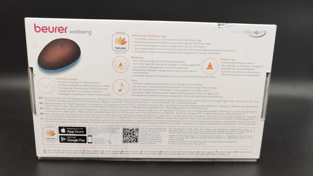 BEURER stress releaZer Entspannungshilfe Atemtrainer Vibrationsmassage Musik 3
