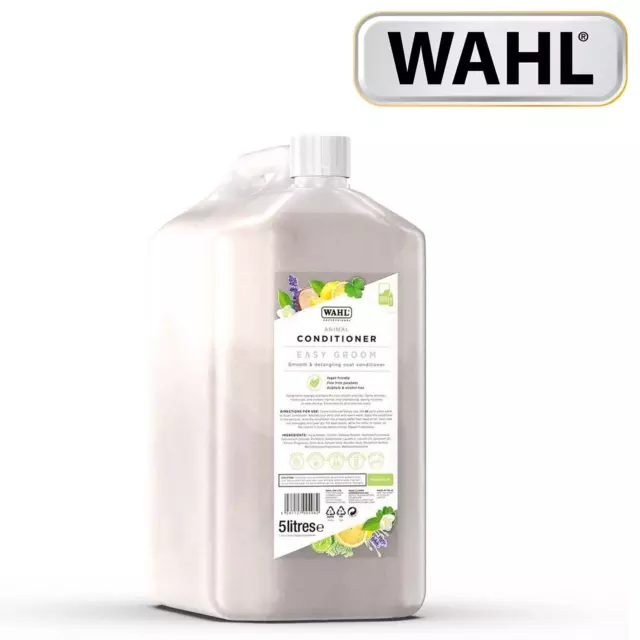 Wahl Easy Groom Animal Conditioner 5 Litres Enhanced Deep Nourishing Formula