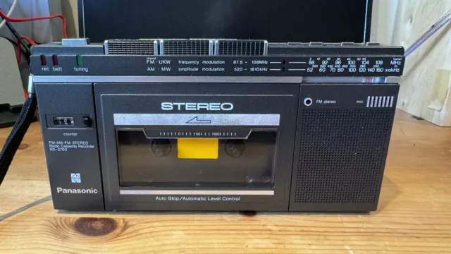 Panasonic RX 2700 Vintage Portable Radio Cassette Player