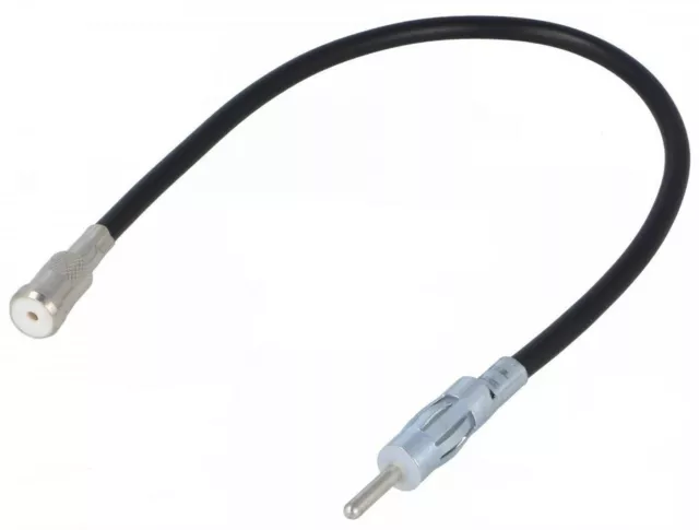 DIN ISO Antennenadapter mit 15cm Kabel Autoradio Radio Antenne Adapter KFZ