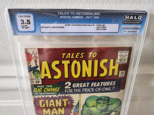 Tales to Astonish #60 Marvel Comics 10/64 Halo 3.5 VG- Continues from hulk 6 2