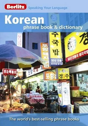BERLITZ: KOREAN PHRASE BOOK & DICTIONARY (BERLITZ *Excellent Condition*