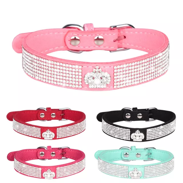 Hundehalsband Katzenhalsband Halsband mit Leine Welpe Strasshalsband  Hundeleine