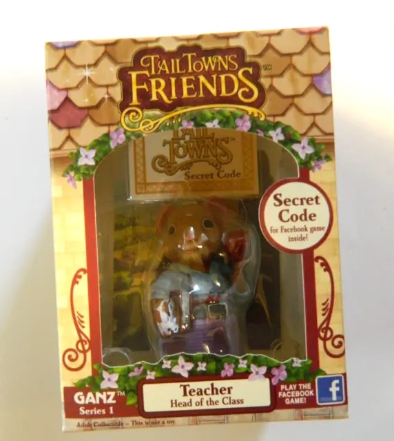 Ganz - Tail Towns Friends - Night on the Town Figurine