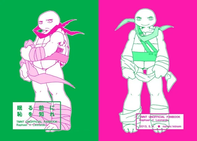 TEENAGE MUTANT NINJA Turtles doujinshi Raphael X Leonardo norom (A5 ...