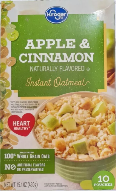 KROGER Instant Oatmeal 'Apple&Cinnamon' Naturally Flavored  430 gr USA