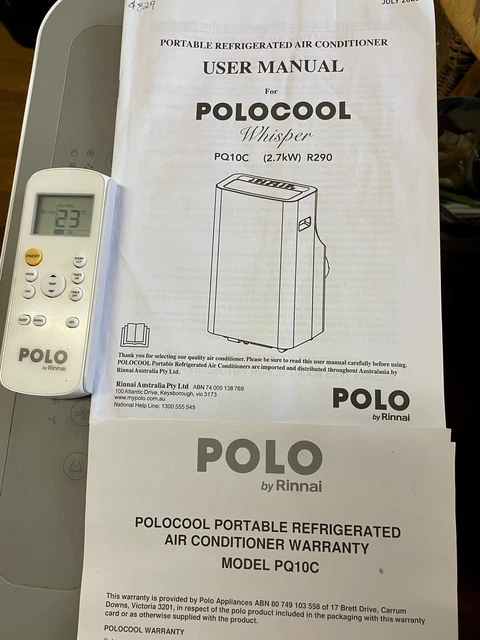 POLOCOOL WHISPER PORTABLE Air conditioner PicClick AU - Main Image