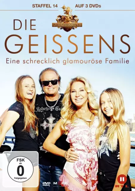 3 DVDs* DIE GEISSENS - EINE SCHRECKLICH GLAMOURÖSE FAMILIE-STAFFEL 14 #NEU OVP &