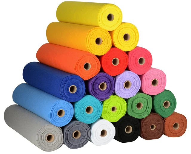 Rollo de fieltro artesanal VBS 500x45 cm espesor 1-15 mm espesor fieltro manualidades costura