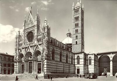 Il Duomo,cathedrals,cattedrale,Santa Maria Assunta,postcard,Siena,Italy,c1930