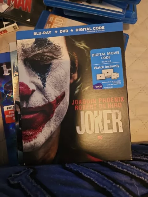 Joker (Blu-ray/DVD, 2019) 2 Disc Set! W/Slipcover!