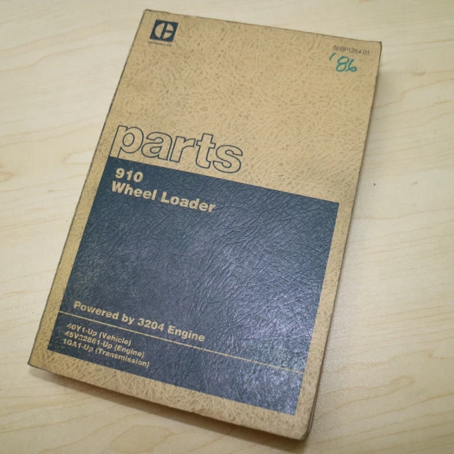 Caterpillar 910 Wheel Loader Service Repair Manual - Serial 40Y, 41Y (Printed & Bound)