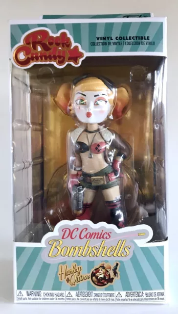 Funko Rock Candy - DC Comics Bombshells HARLEY QUINN Figure - New (see pics)