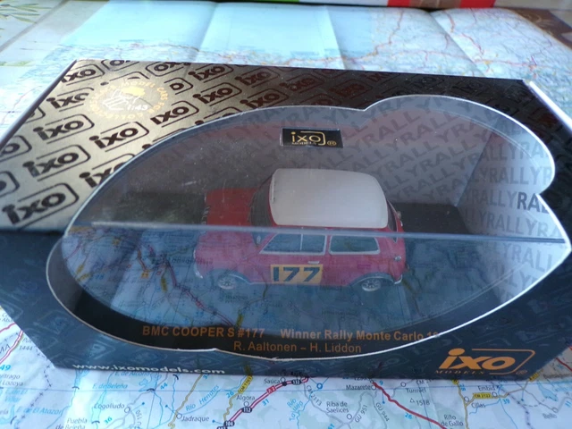 Politoys SB 1/25 - Austin Mini Cooper Rallye N°177 Monte
