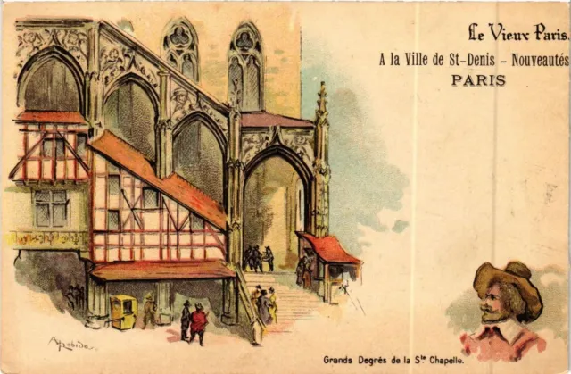 CPA PARIS EXPO 1900 - Le Vieux Paris Grands Degrés de la Ste Chapelle (306388)