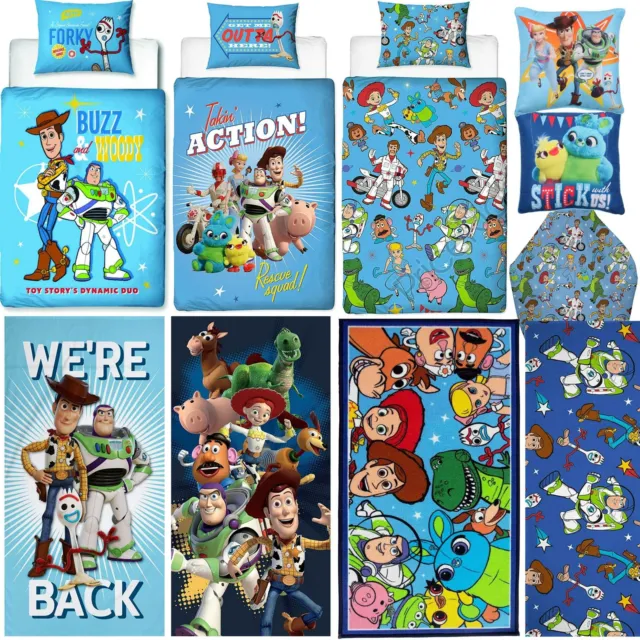 Toy Story 4 Bedding Buzz Woody Forky Duvets Towel Blanket - Sold Separately